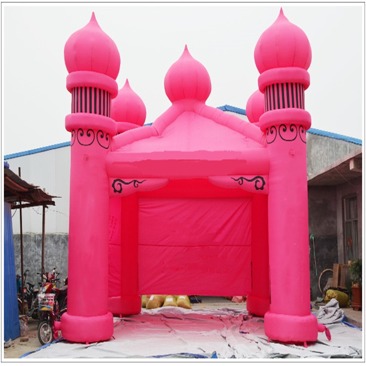 黔南粉色帐篷
